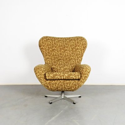 Vintage Swivel Chair in Fabric and Steel-JUN-1789955