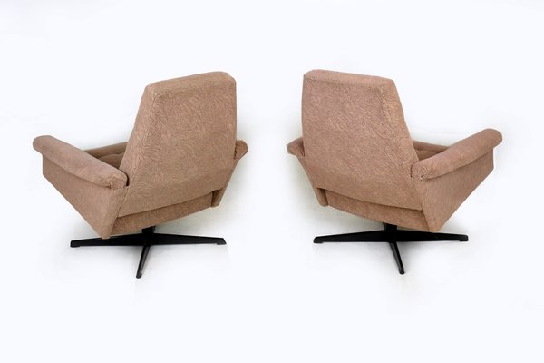 Vintage Swivel Lounge Chairs, 1970s, Set of 2-WVS-1320421