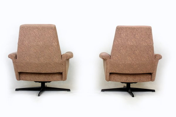 Vintage Swivel Lounge Chairs, 1970s, Set of 2-WVS-1320421