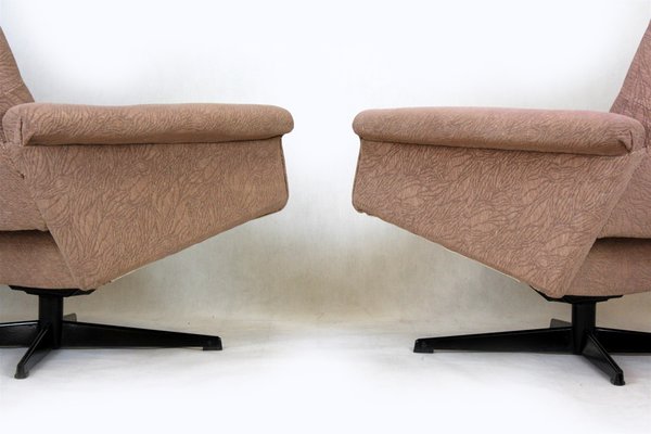 Vintage Swivel Lounge Chairs, 1970s, Set of 2-WVS-1320421