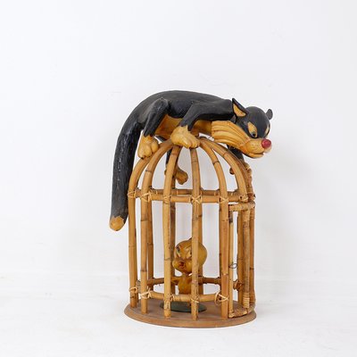 Vintage Sylvester & Tweety Looney Tunes Bird Cage-NYF-2018808