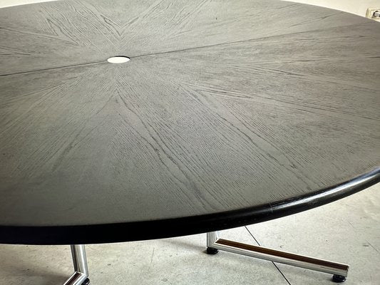 Vintage Table in Steel and Wood, 1970-IDB-1778565