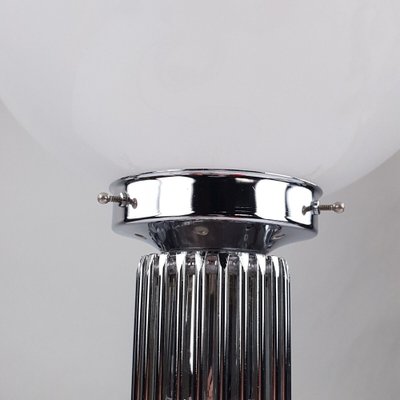 Vintage Table Lamp Chrome & Glass from Mazzega, 1960s-FUP-1799172