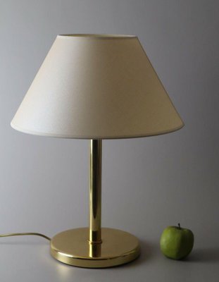 Vintage Table Lamp in Brass & Fabric-ESB-1376910