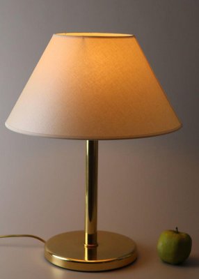 Vintage Table Lamp in Brass & Fabric-ESB-1376910