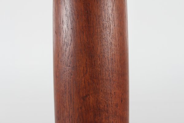 Vintage Table Lamp in Hand-Turned Teak by Finn Juhl, 1960s-QQ-2035761