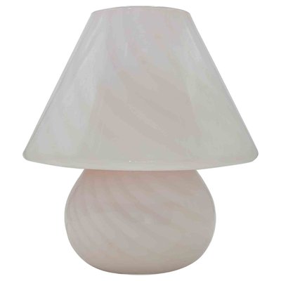 Vintage Table Lamp in Pink Murano Glass, Italy, 1970s-ZCI-2025125