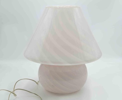 Vintage Table Lamp in Pink Murano Glass, Italy, 1970s-ZCI-2025125