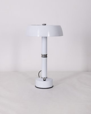 Vintage Table Lamp in White Metal, 1970s-IUC-1771060