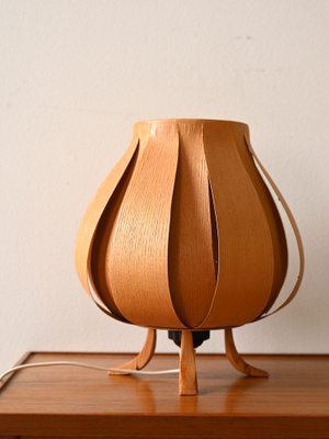 Vintage Table Lamp in Wood, 1960s-QWP-2042226