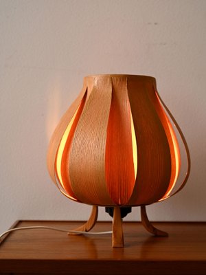 Vintage Table Lamp in Wood, 1960s-QWP-2042226