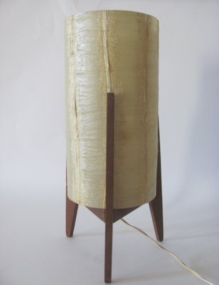 Vintage Table Lamp with Lampshade, Czechoslovakia, 1960s-ZWG-1329108