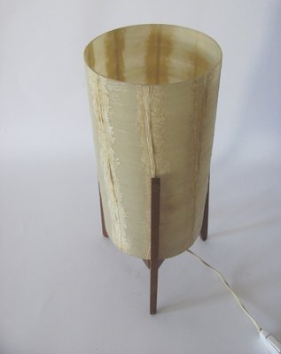 Vintage Table Lamp with Lampshade, Czechoslovakia, 1960s-ZWG-1329108