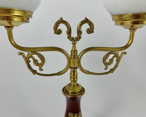 Vintage Table Lamp with Metal Base-GYX-2022983