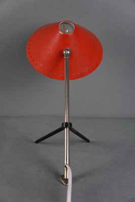 Vintage Table Lamp with Red Shade from Hala Zeist-HPP-1738368