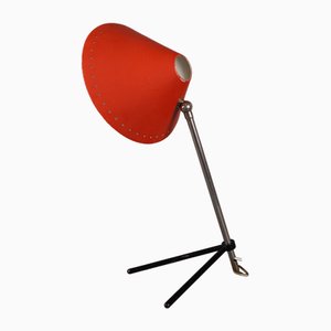 Vintage Table Lamp with Red Shade from Hala Zeist-HPP-1738368