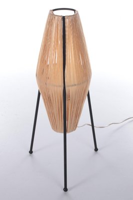 Vintage Table Lamp with Sisal on a Tripod, 1960-EZZ-1126370