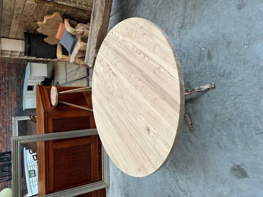 Vintage Table with Metal Foot, 1950s-WSZ-1732310