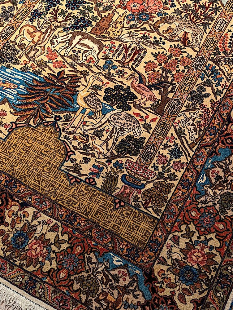 Vintage Tabriz Carpet, 1920s