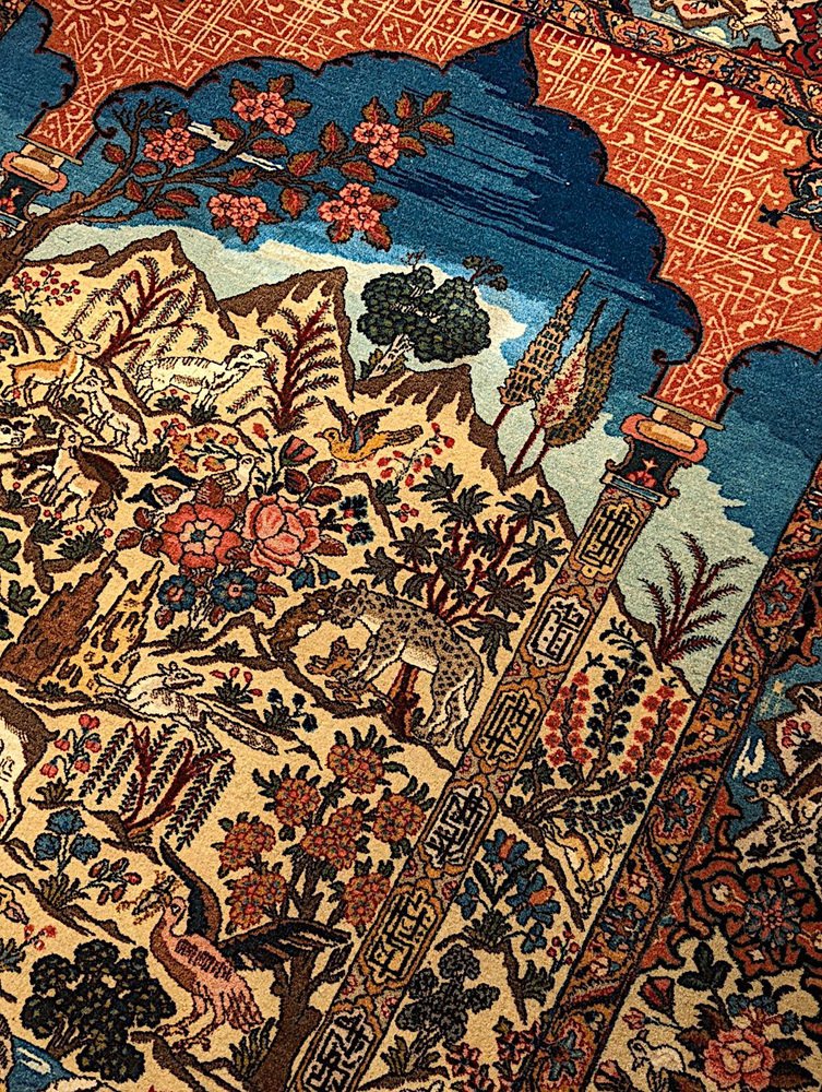 Vintage Tabriz Carpet, 1920s