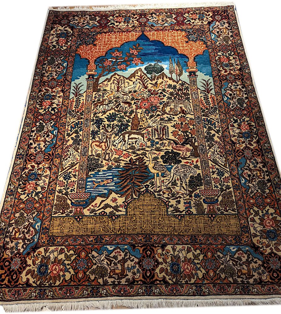 Vintage Tabriz Carpet, 1920s