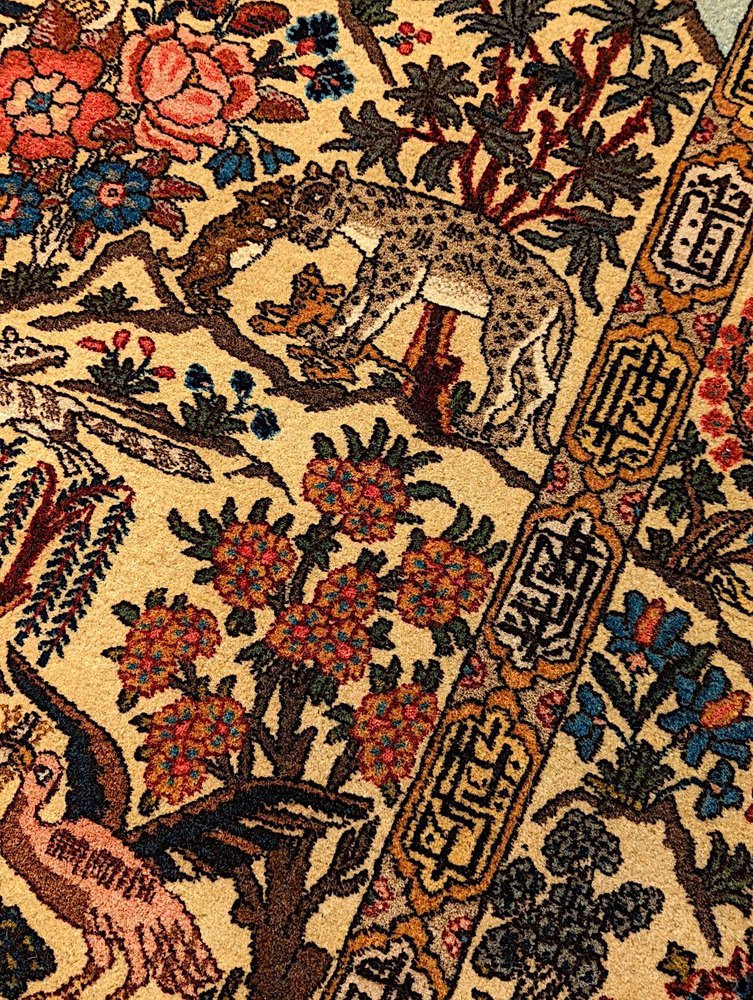 Vintage Tabriz Carpet, 1920s