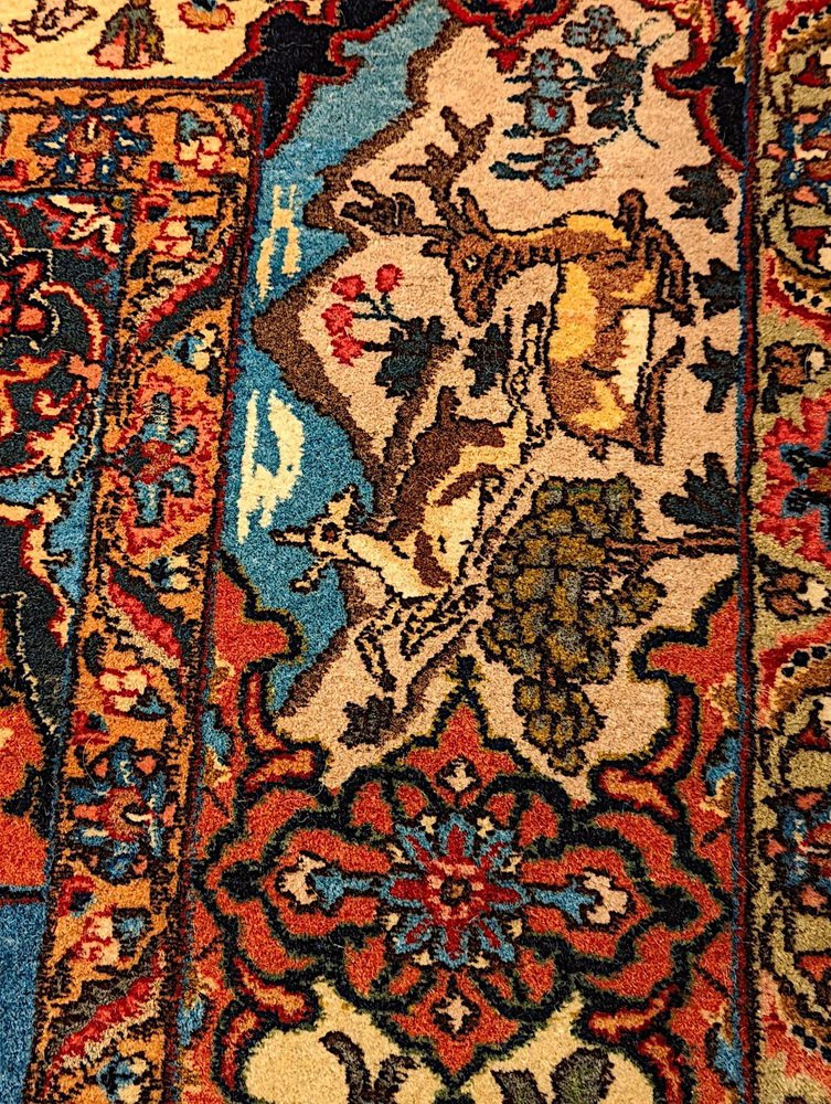 Vintage Tabriz Carpet, 1920s