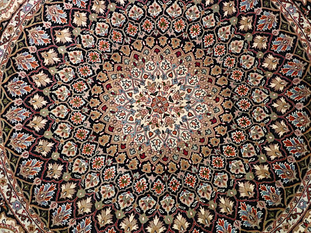 Vintage Tabriz Gombad Rug, 1990s