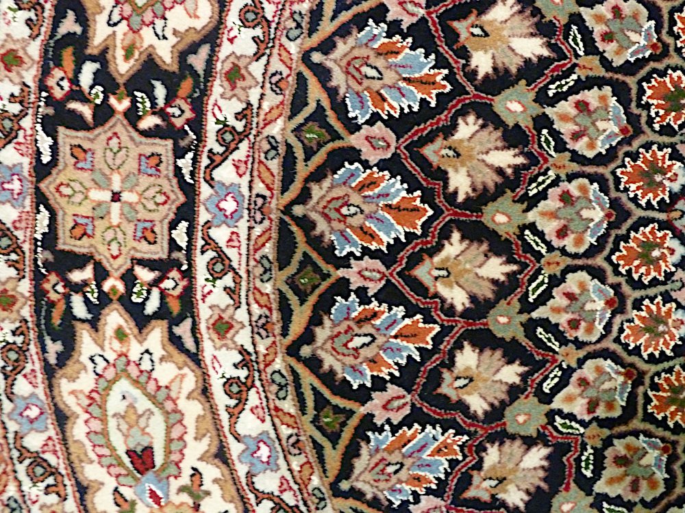 Vintage Tabriz Gombad Rug, 1990s