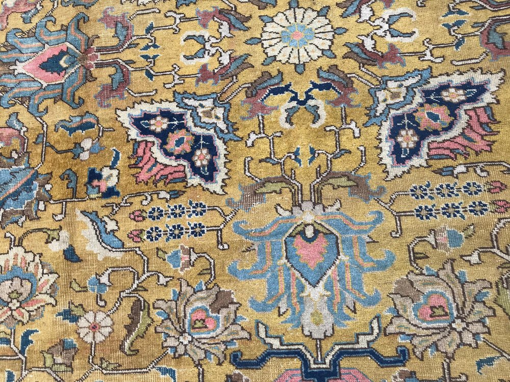 Vintage Tabriz Large Rug, 1950s