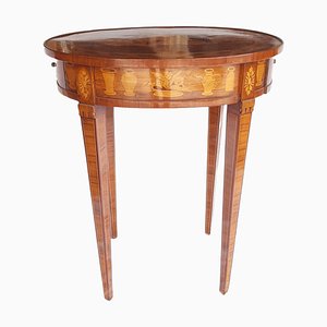 Vintage Tall Cofee Table with Inlaid Tropical Wood.-TCS-1062539