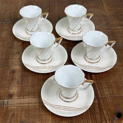 Vintage Tea Cups with Saucers from Keito Japan, 1960s, Set of 10-DWL-2035404