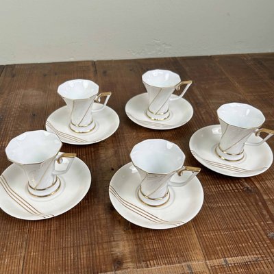 Vintage Tea Cups with Saucers from Keito Japan, 1960s, Set of 10-DWL-2035404