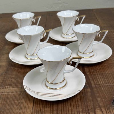 Vintage Tea Cups with Saucers from Keito Japan, 1960s, Set of 10-DWL-2035404