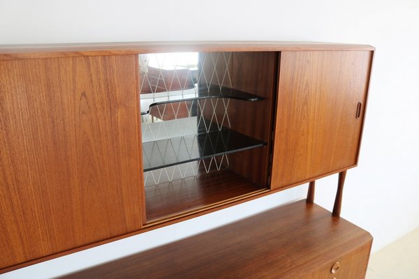 Vintage Teak and Oak Highboard-FUN-1332159