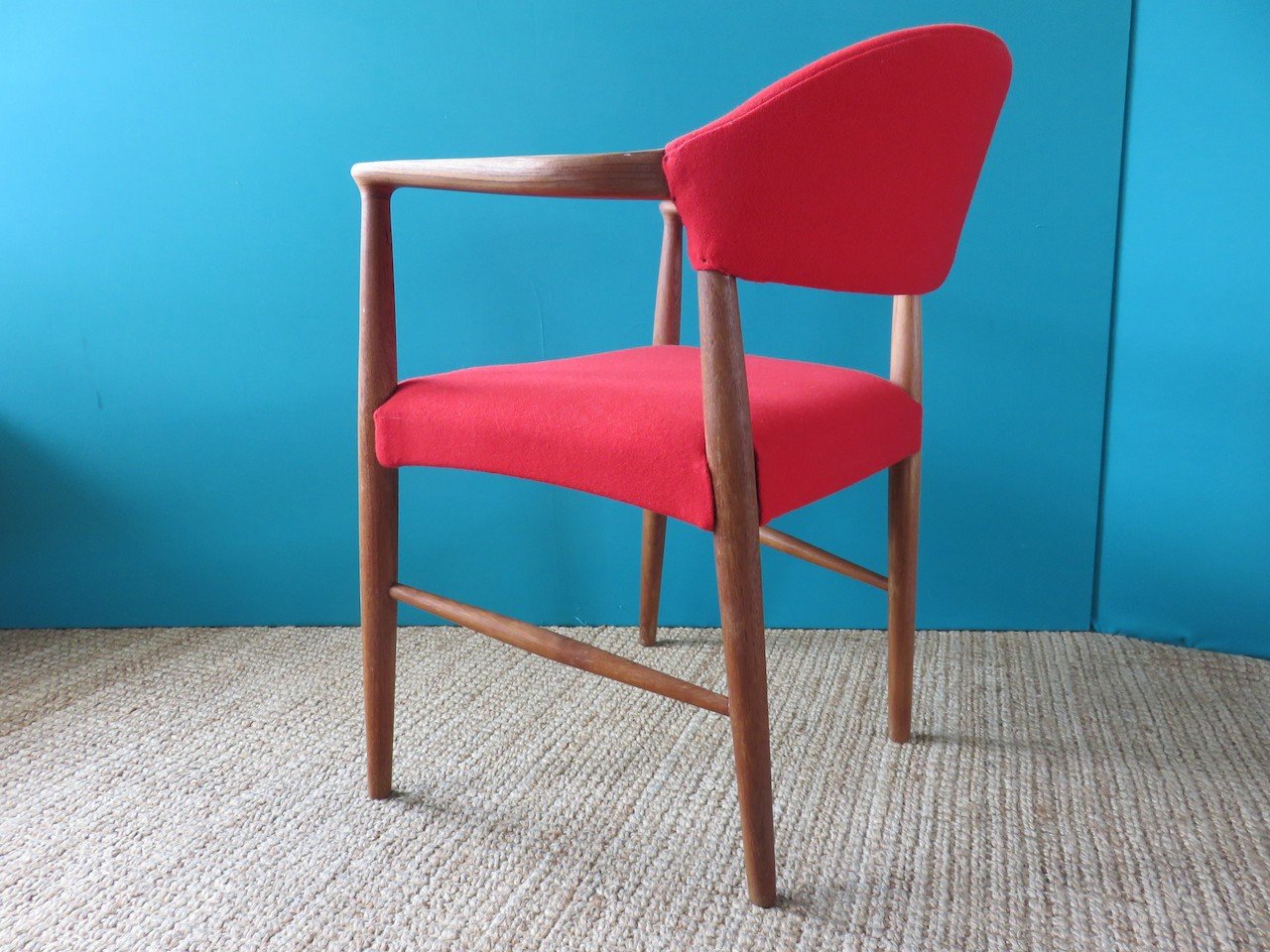 Vintage Teak Armchairs by Erik Kirkegaard, 1960, Set of 2