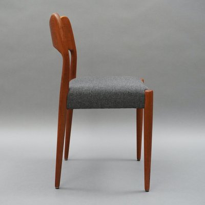 Vintage Teak Chairs by Niels Otto Møller, 1960s, Set of 2-RST-1240098