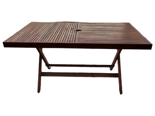 Vintage Teak Folding Dining Table-TCS-1355205