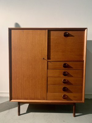 Vintage Teak Highboard, 1960s-KCF-834887