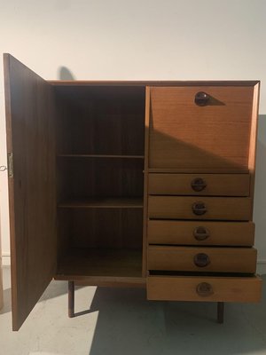 Vintage Teak Highboard, 1960s-KCF-834887