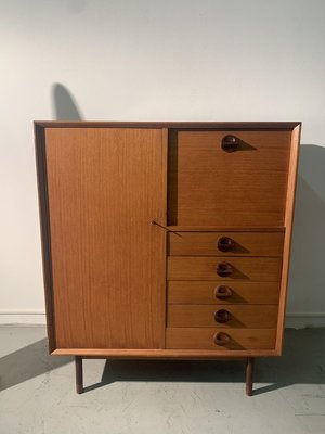 Vintage Teak Highboard, 1960s-KCF-834887