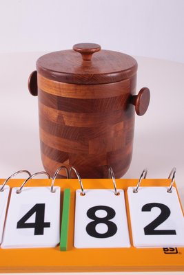 Vintage Teak Ice Bucket from Viners of Sheffield-EZZ-943654