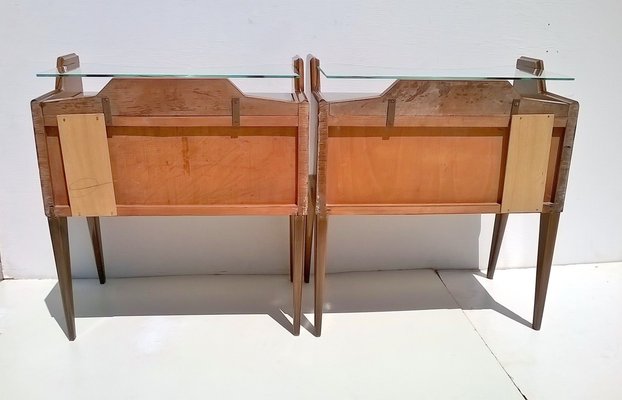 Vintage Teak Nightstands by Paolo Buffa, 1940s, Set of 2-EI-1215874