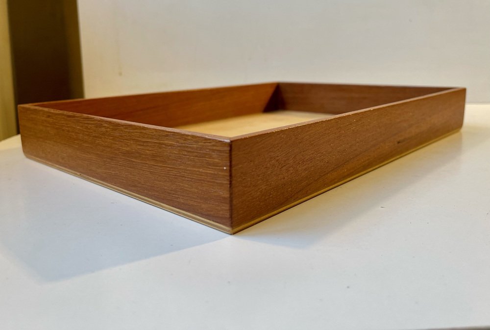 Vintage Teak Paper Tray from Ehapa, 1970s