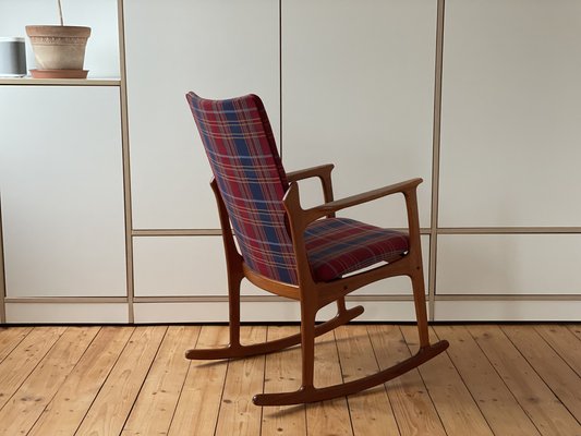 Vintage Teak Rocking Chair from Vamdrup, 1960s-WSA-1762444