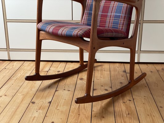 Vintage Teak Rocking Chair from Vamdrup, 1960s-WSA-1762444