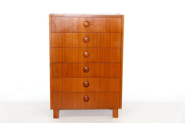 Vintage Teak Tallboy, Sweden, 1960s-GEK-1372228