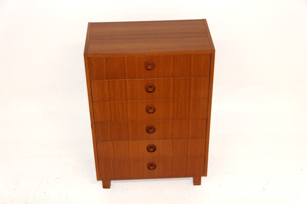 Vintage Teak Tallboy, Sweden, 1960s-GEK-1372228