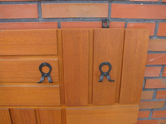 Vintage Teak Wardrobe Rack, 1960s-SZW-873778