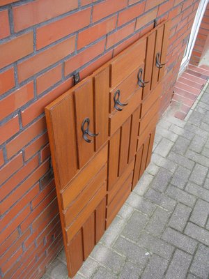 Vintage Teak Wardrobe Rack, 1960s-SZW-873778